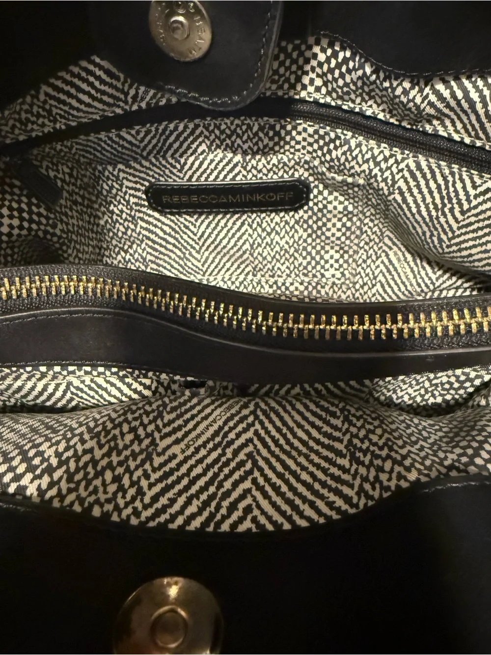 Rebecca Minkoff Black Studded Leather Satchel
